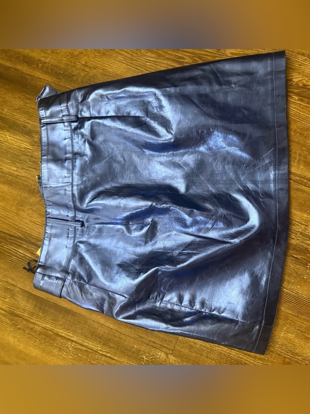 superdown Metallic Blue Mini Skirt - Picture 5 of 6